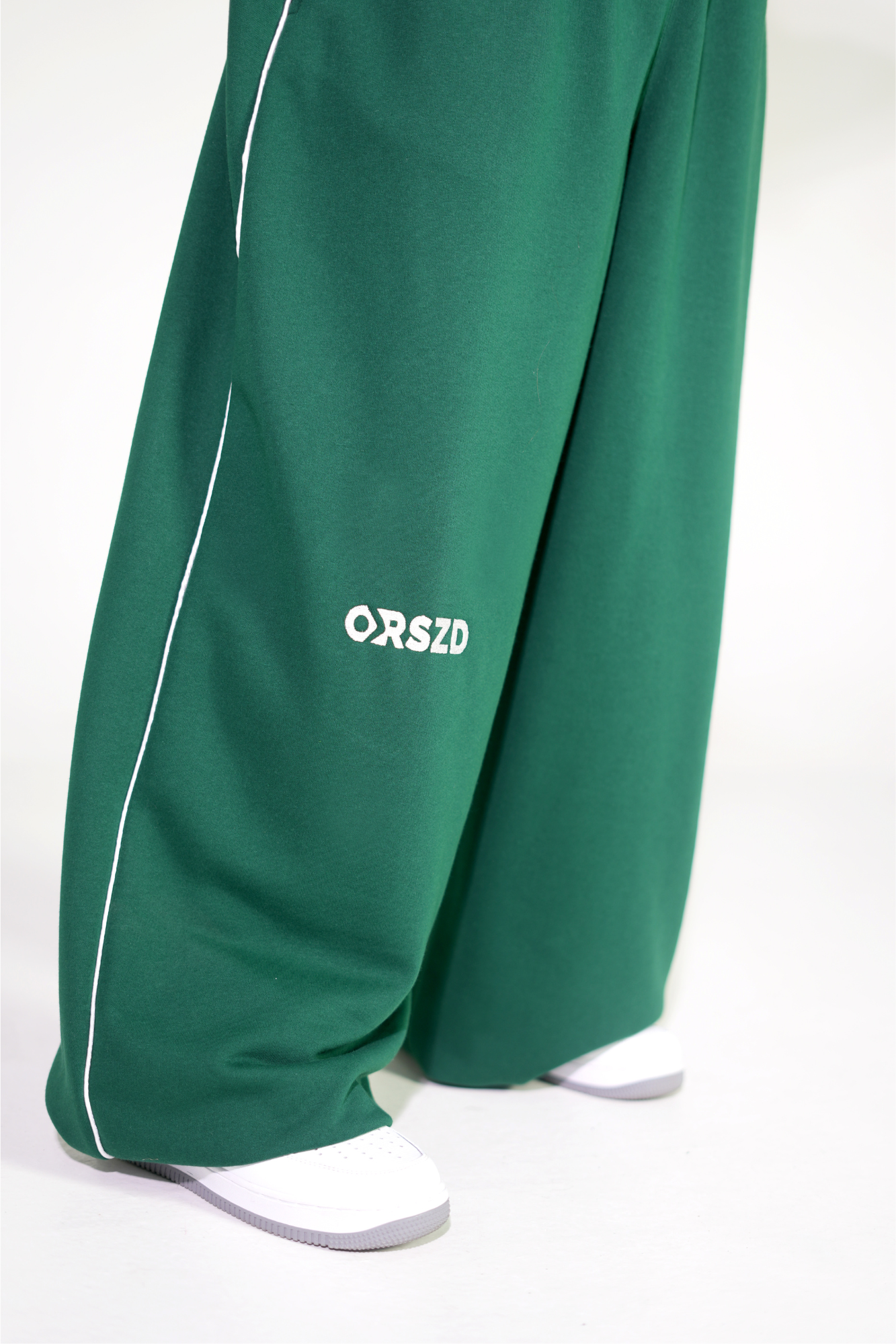 DARK GREEN - White
