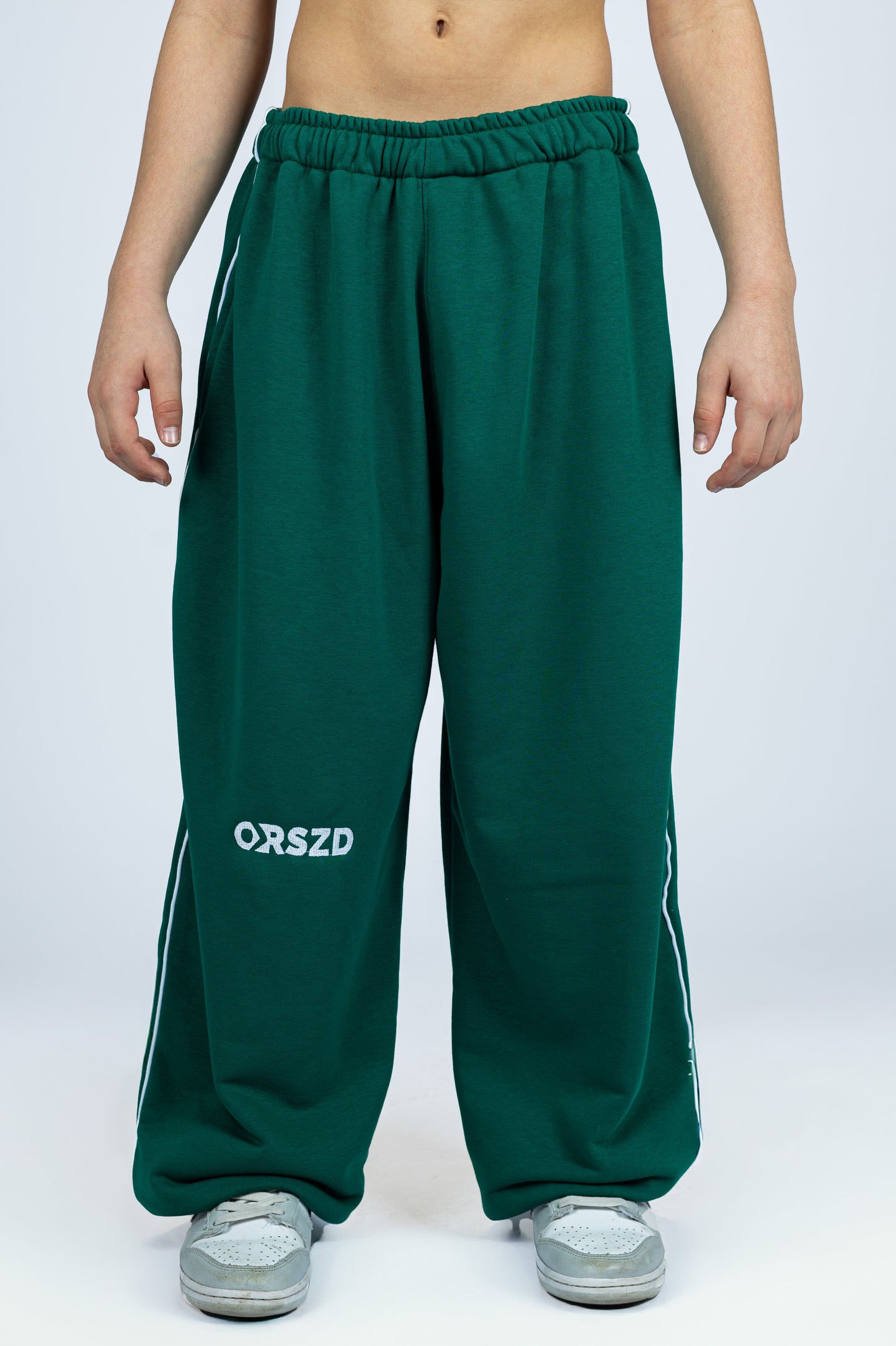 DARK GREEN - White