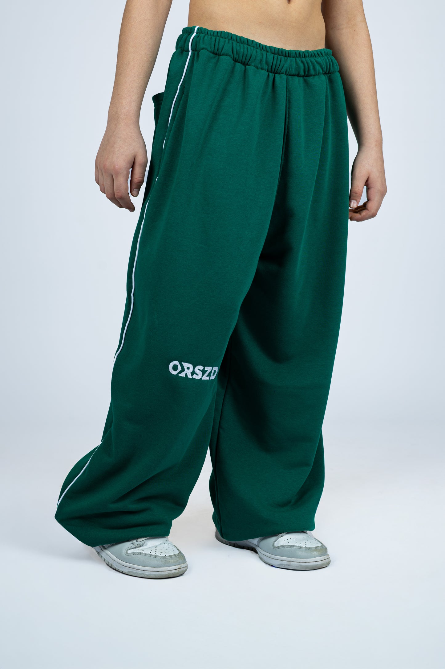 DARK GREEN - White