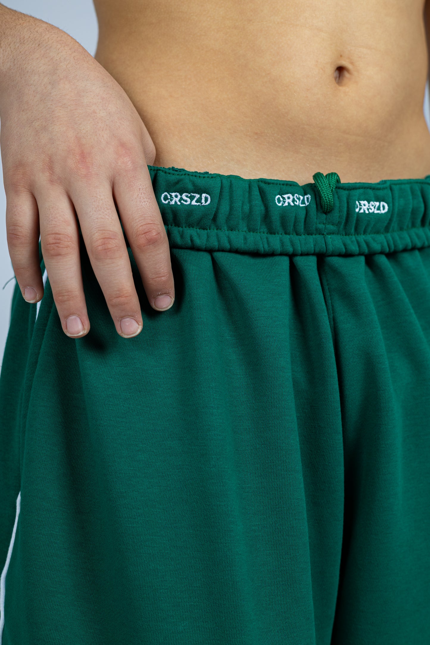 DARK GREEN - White
