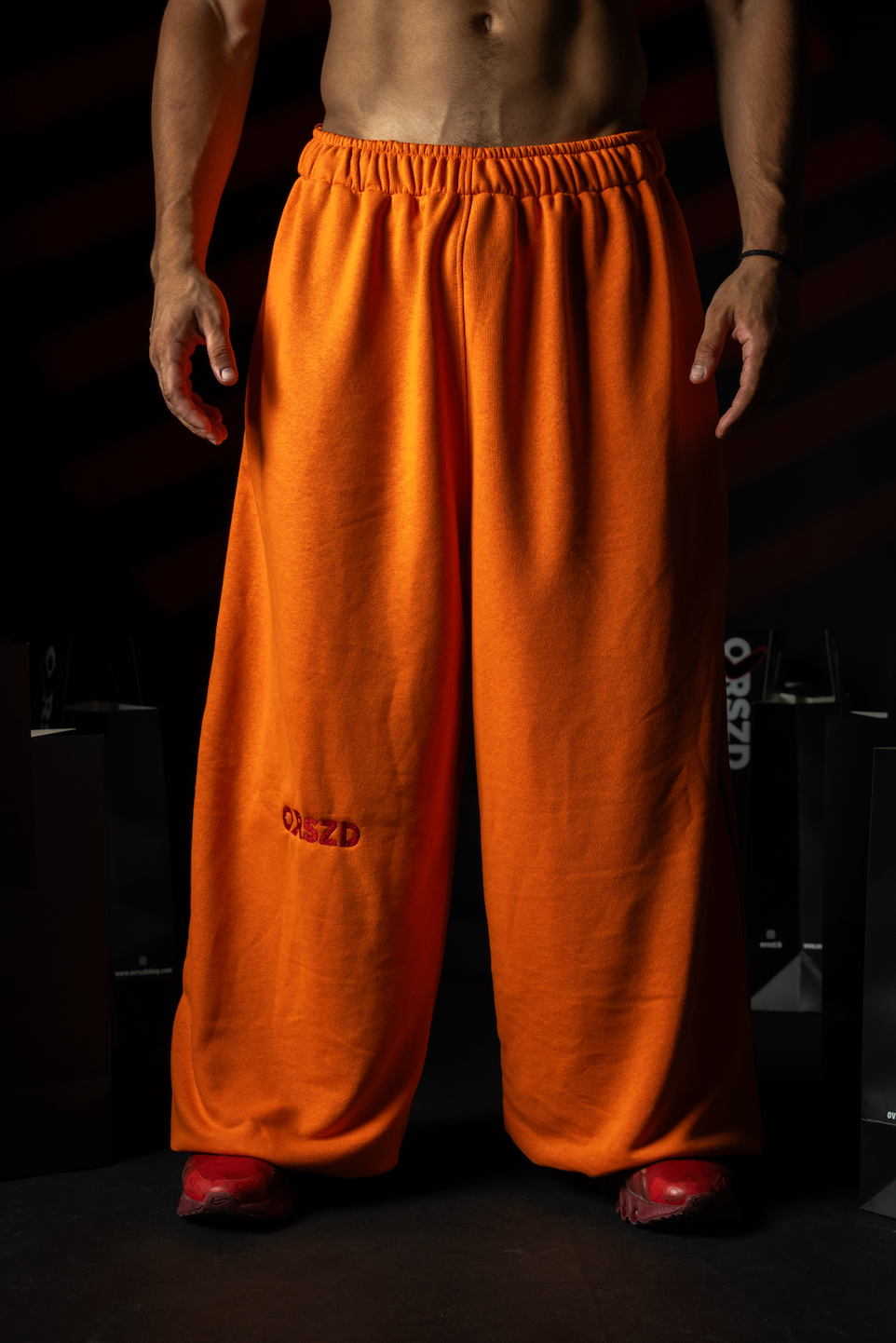ORANGE - Burgundy